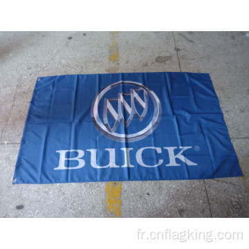Drapeau Buick 90*150CM 100% polyester Bannière Buick bleu